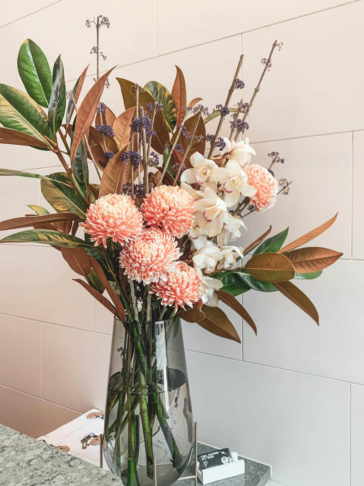 Blumenstrauß als Kundengeschenk