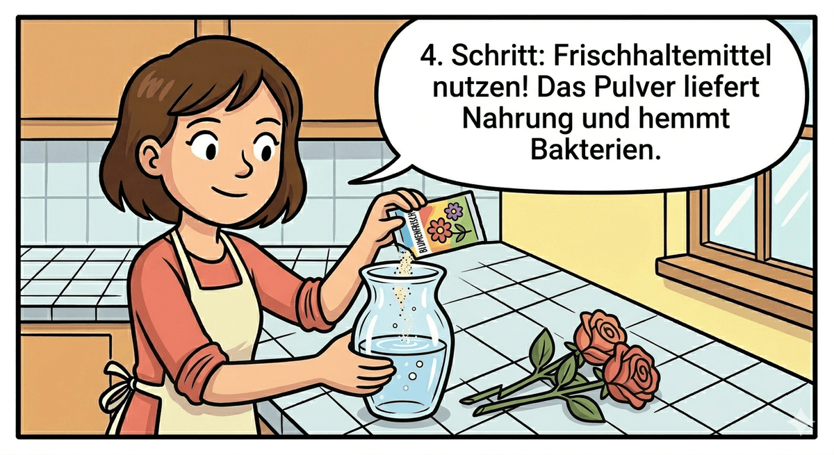 Frischhaltemittel für Schnittblumen