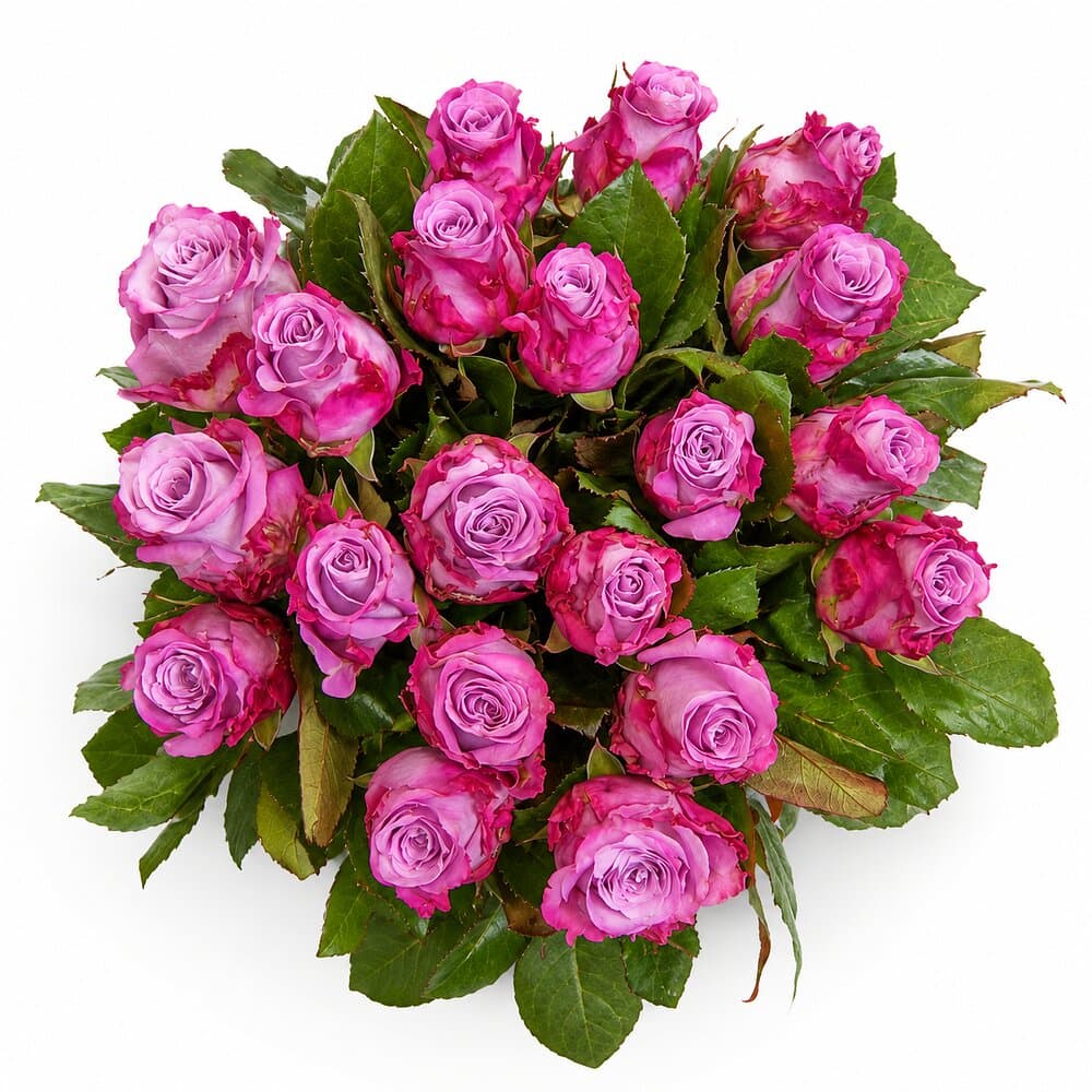 Jana – Rosenstrauß in Lila-Pink – handgebundener Blumenstrauß vom Floristen München